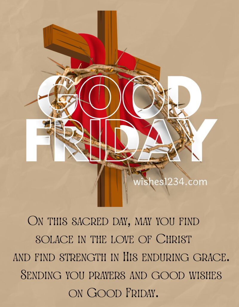 Good Friday Quotes with Cross.