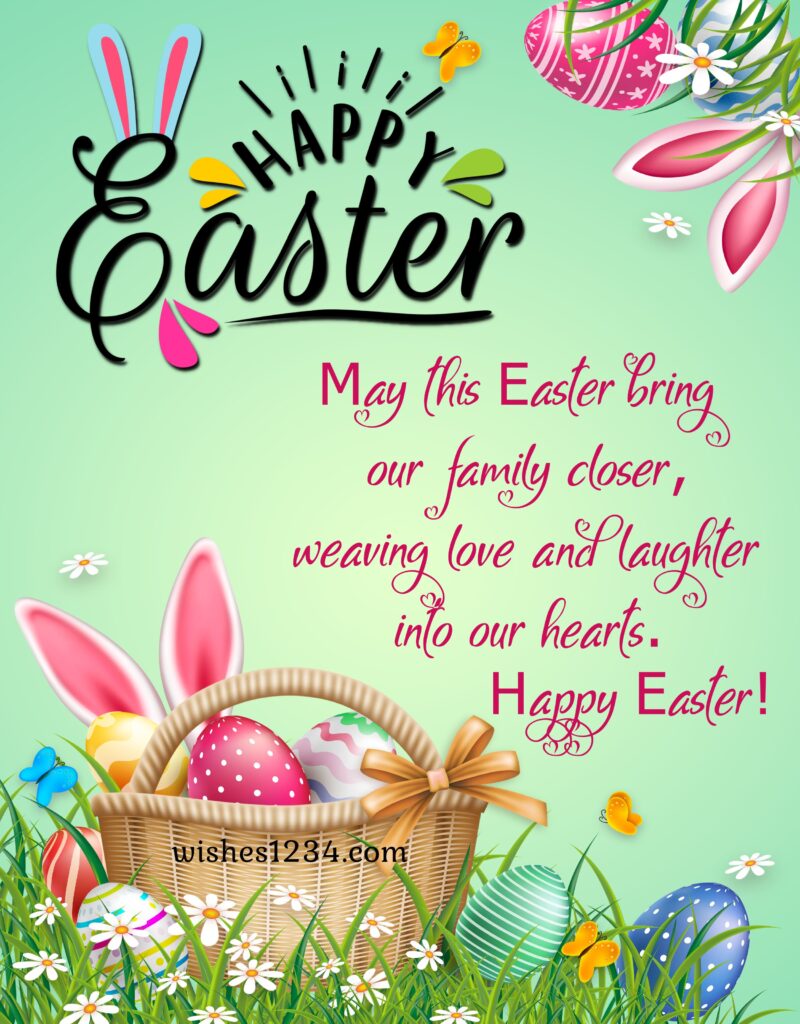 Happy Easter Family Greetings.