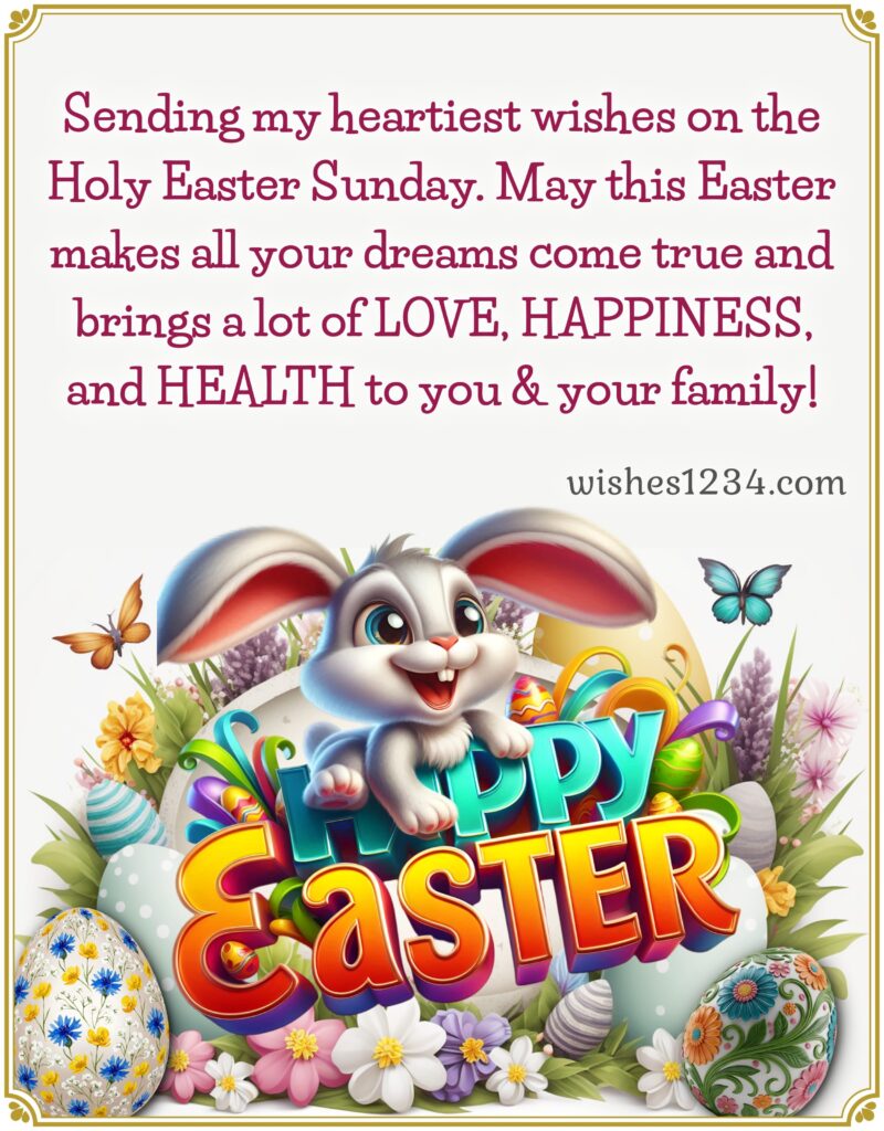 Happy Easter Quotes with beautiful image.