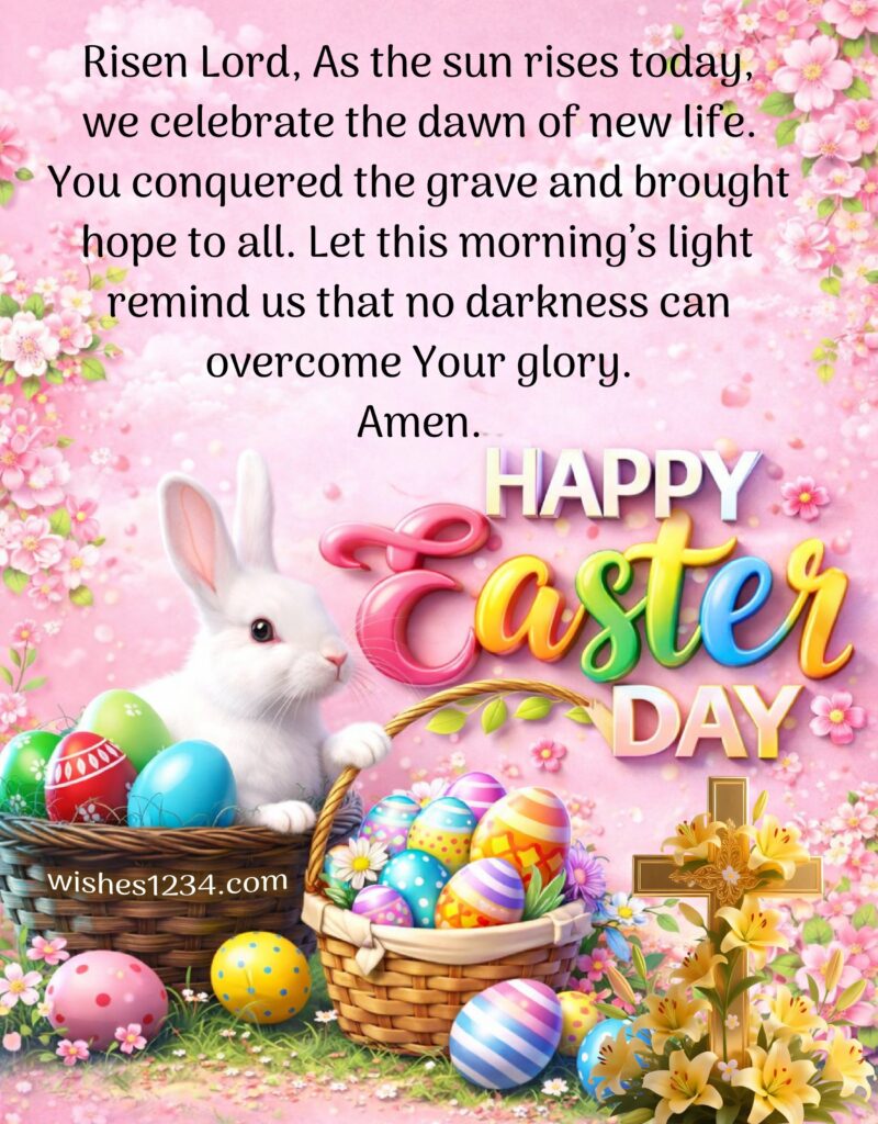 Happy Easter short Prayer.