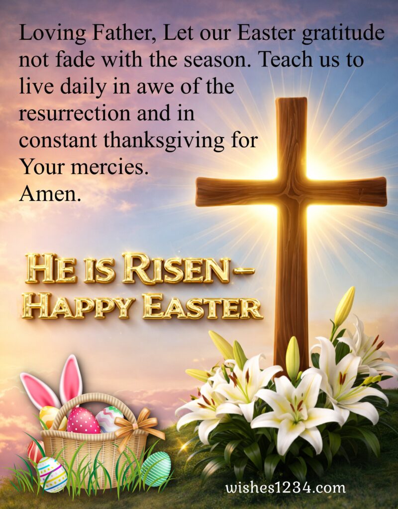 Happy Easter short Prayer.