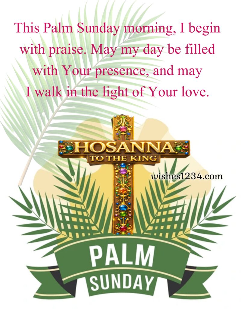 Happy Palm Sunday short Prayers.