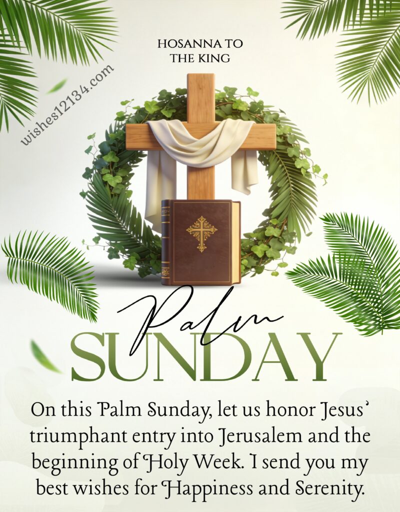 Palm Sunday Blessings.