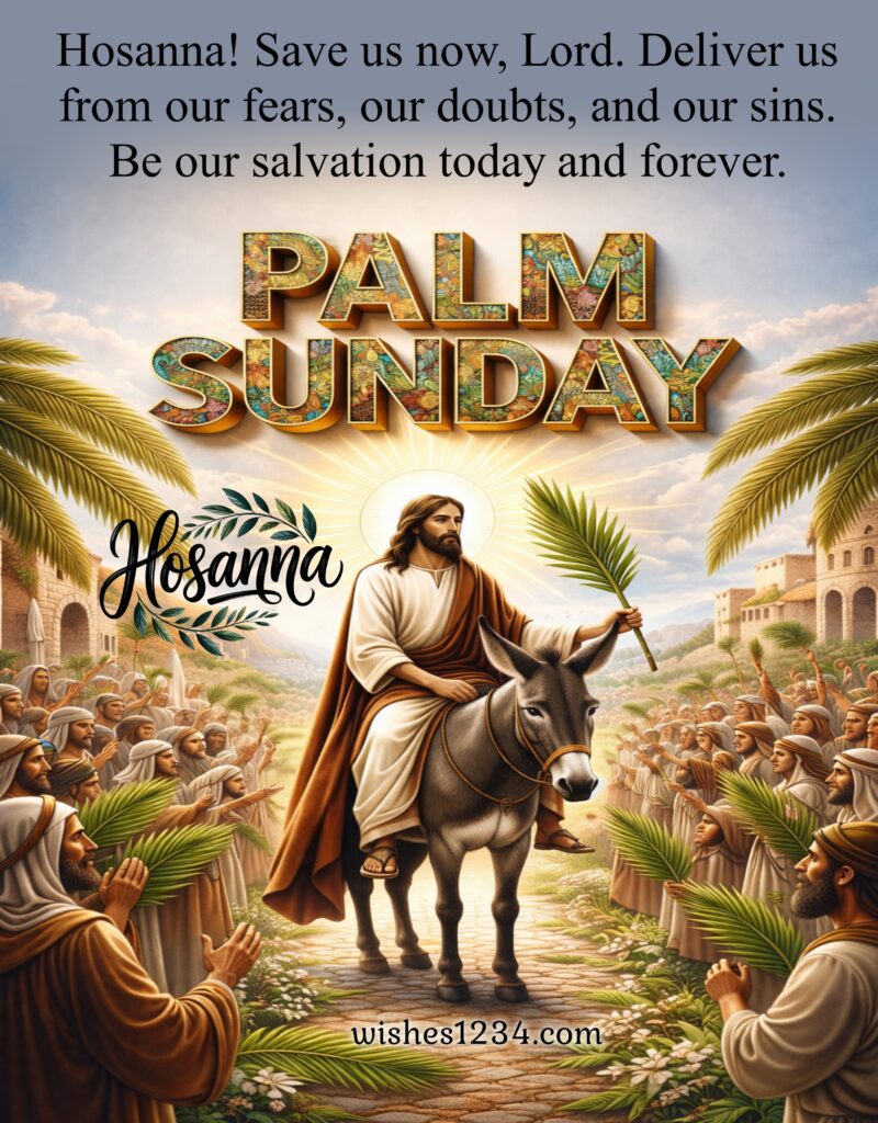 Palm Sunday short Prayer.