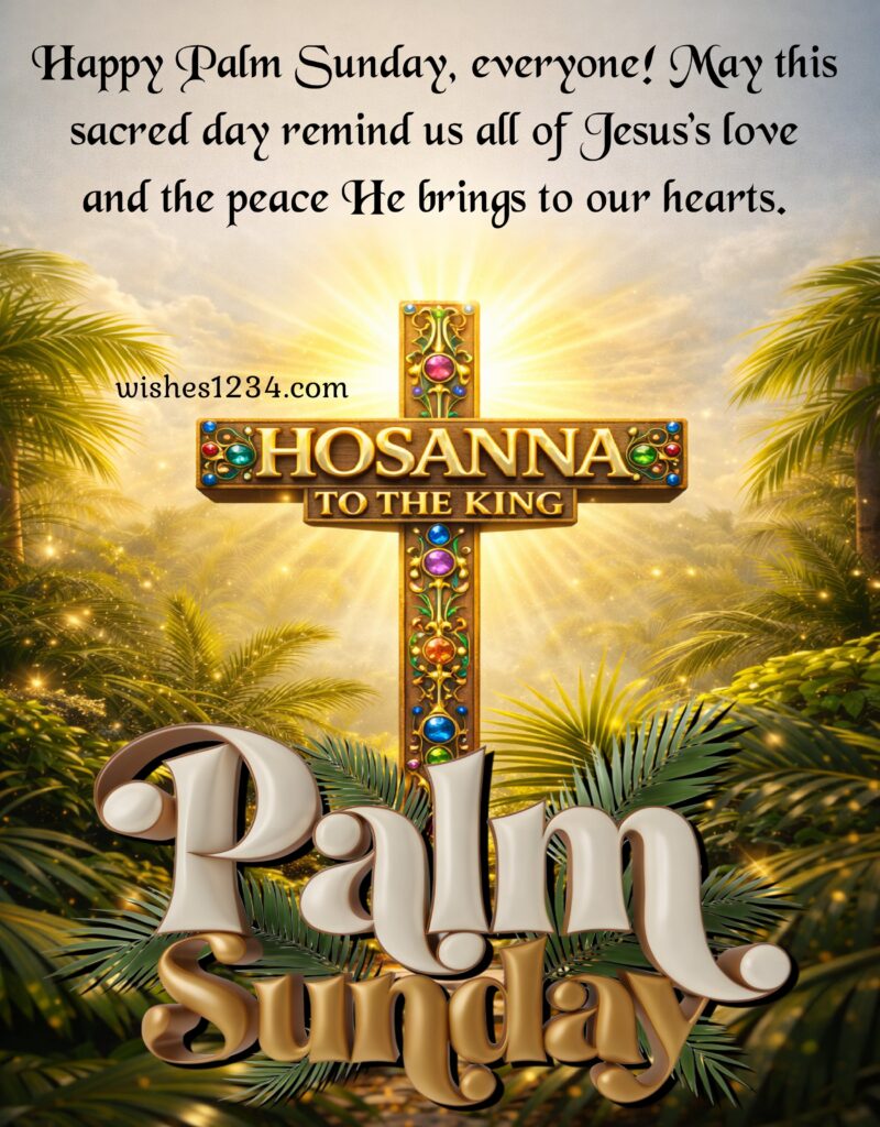 Palm Sunday wishes.