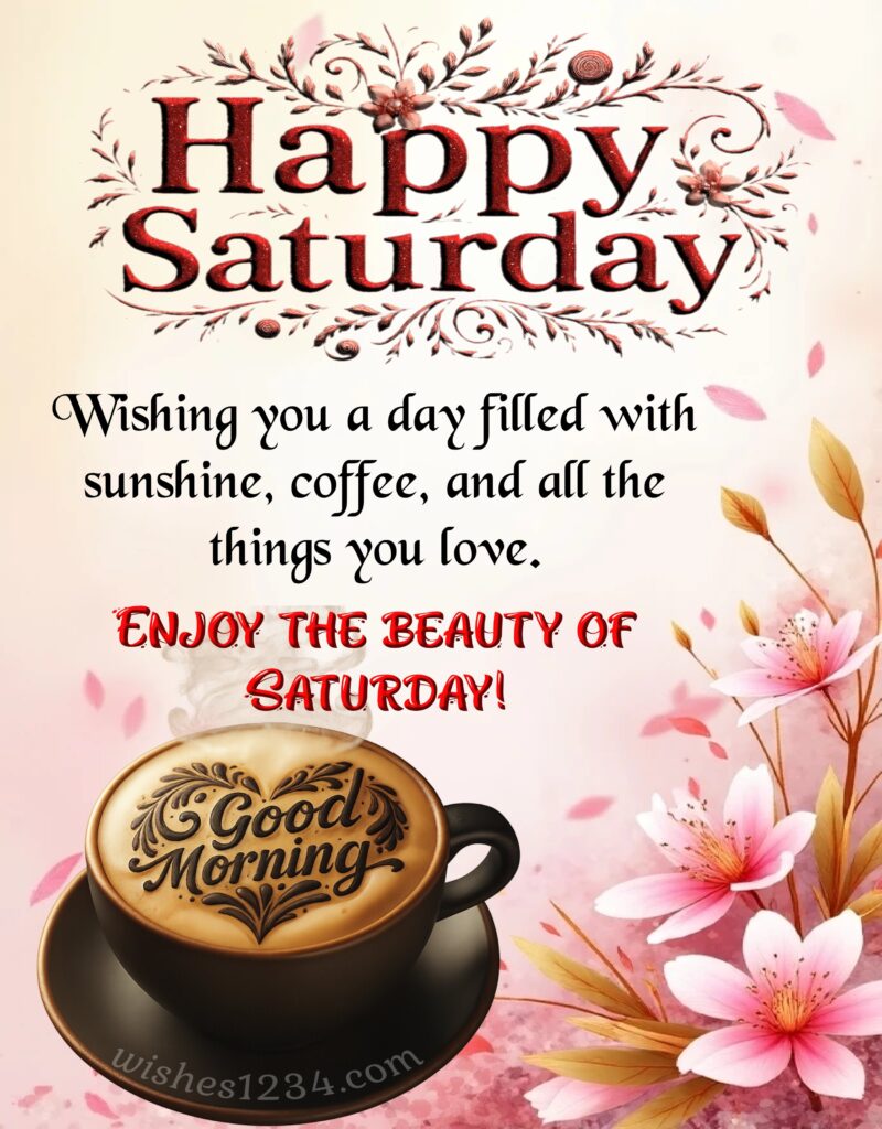 Happy Saturday Good Morning image.