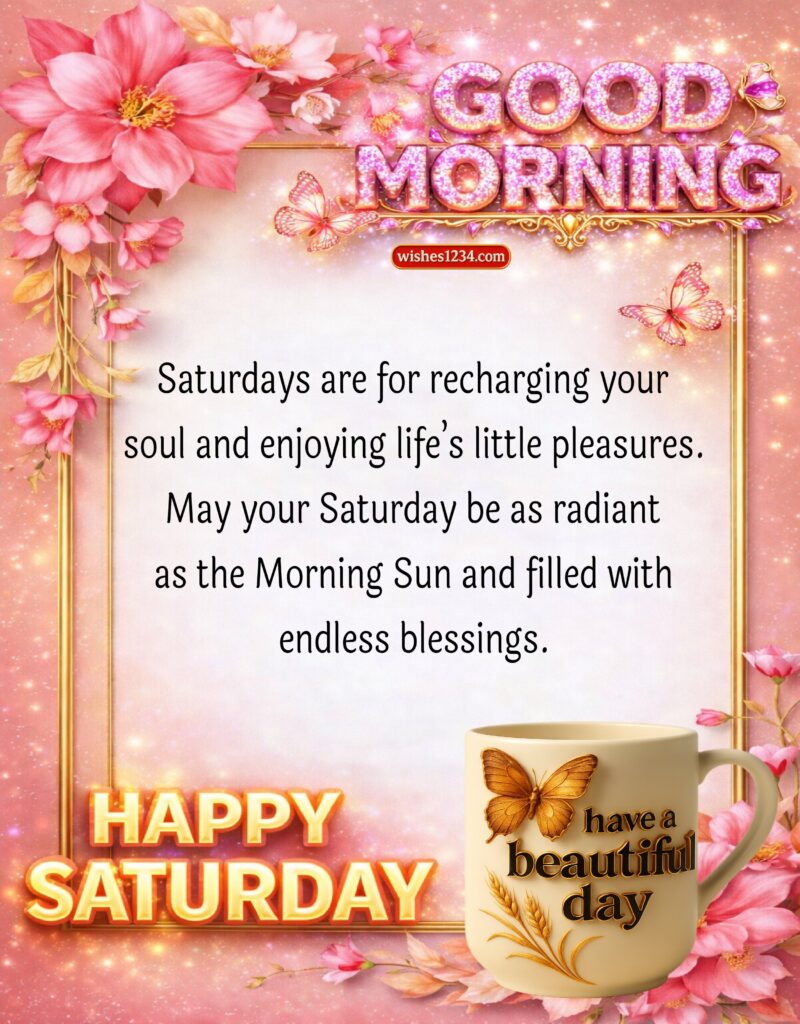 Happy Saturday morning