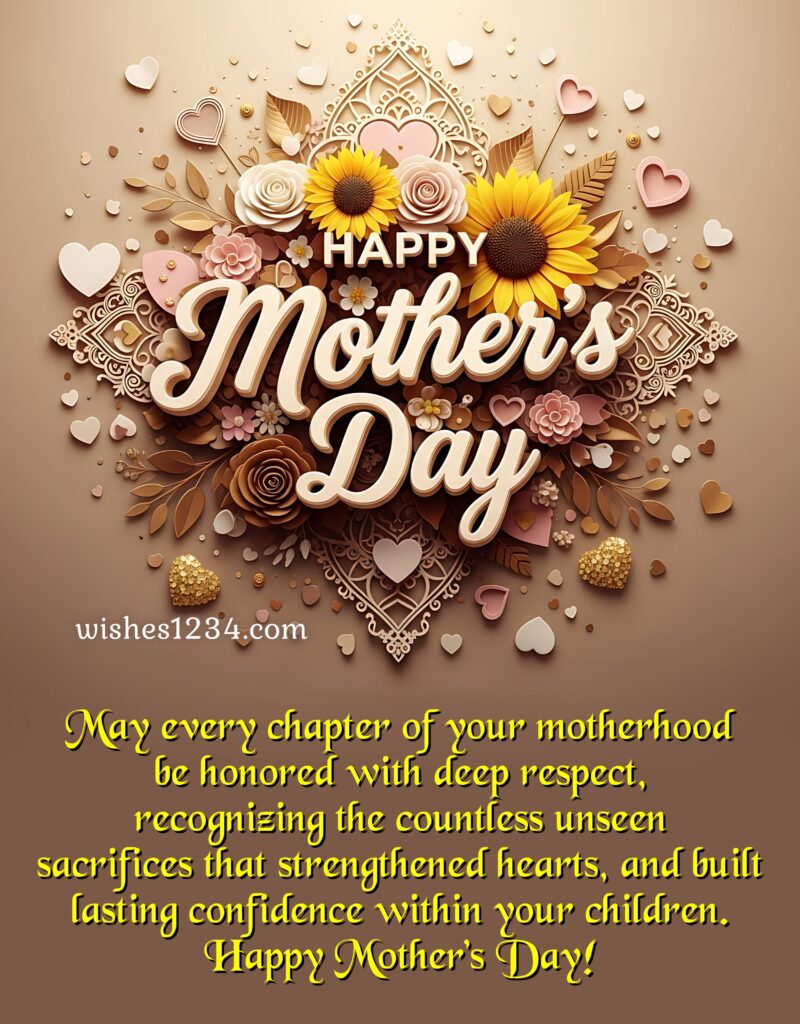 Mother's Day Message with beautiful background.