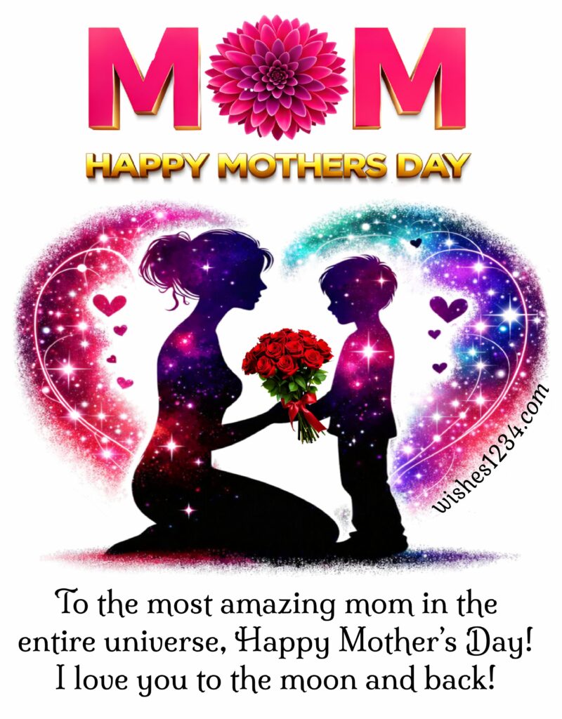 Mothers Day Message with beautiful image.