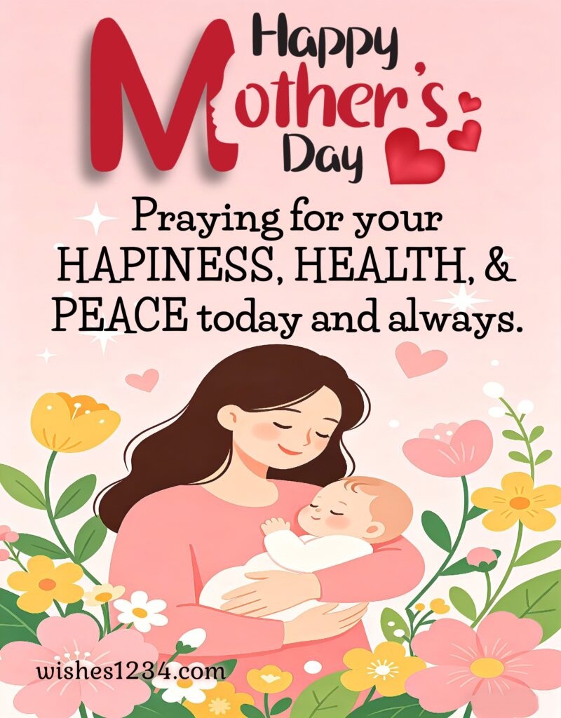 Mother's Day image with Mother and Child.