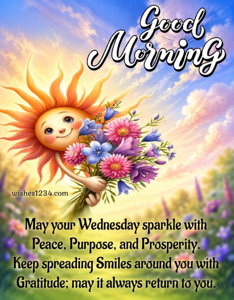 Happy Wednesday with smiling Sun.