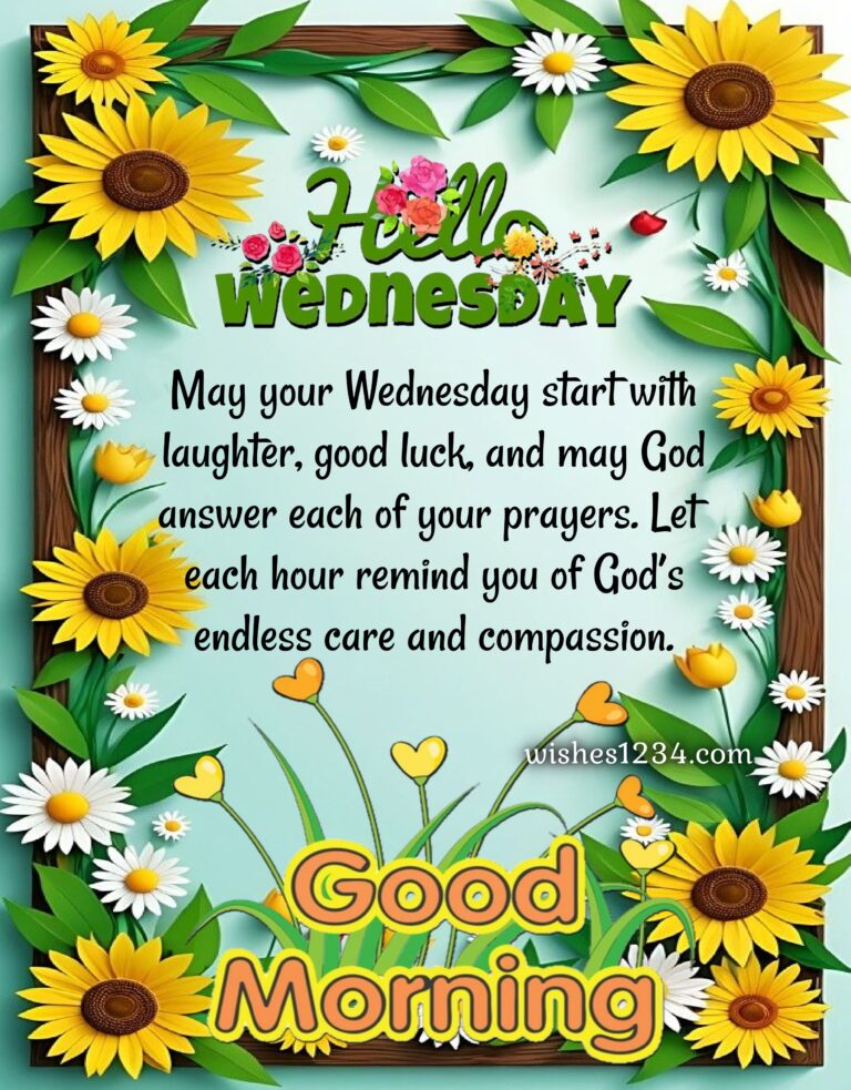 Wednesday Blessings with Sunflower.