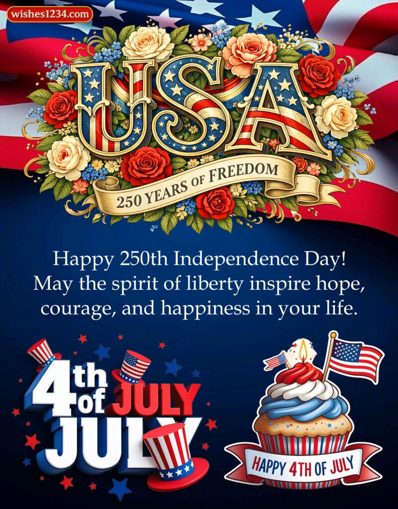 4th July quotes on image.