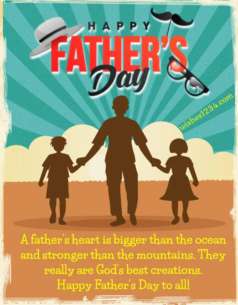 Father's Day Message with beautiful image.