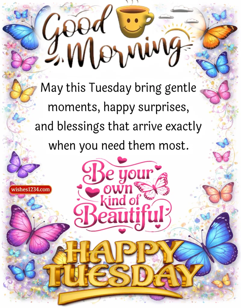 Good Morning and Happy Tuesday.