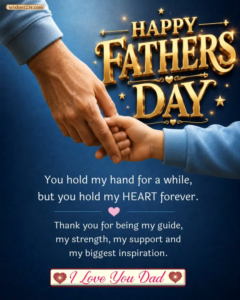 Happy Fathers Day message.