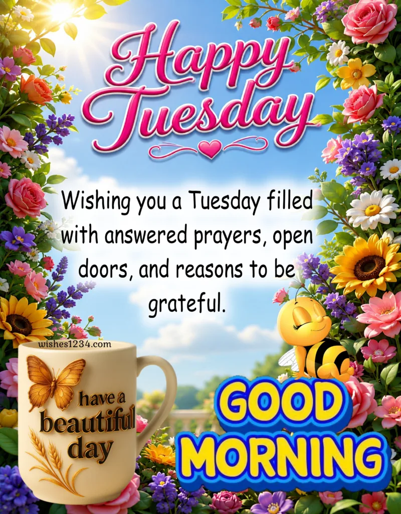 Happy Tuesday Blessings.