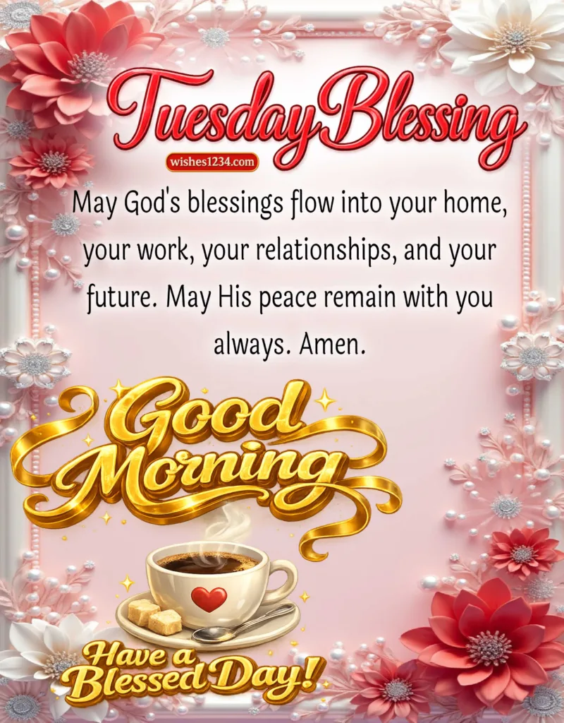 Happy Tuesday message image