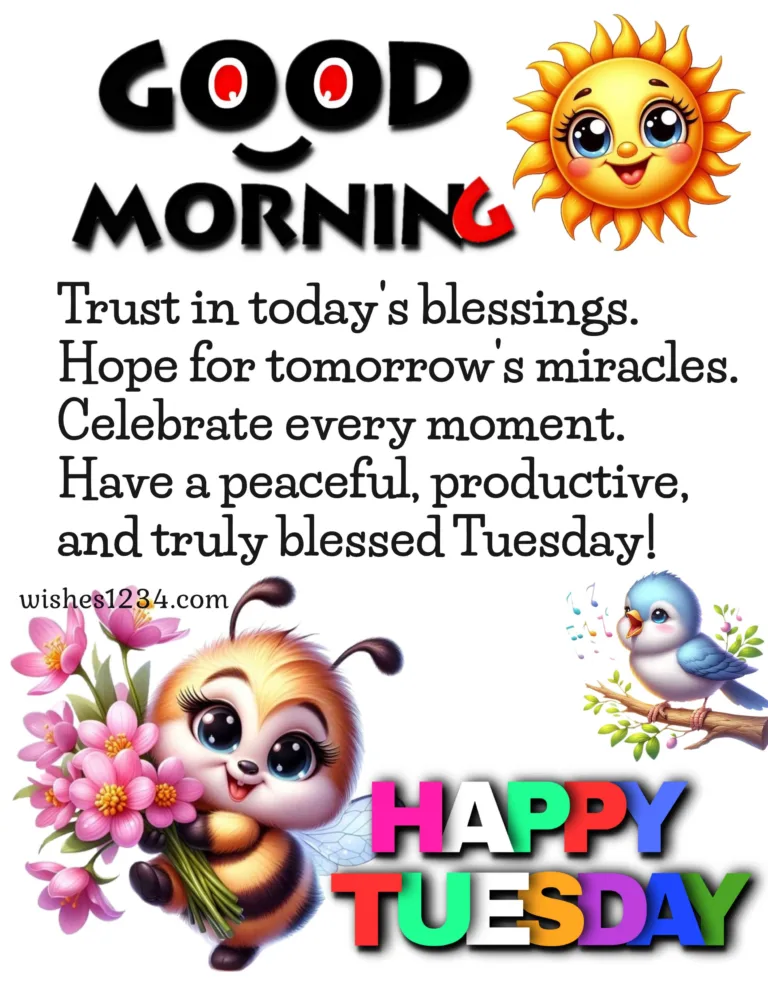 Happy Tuesday with smiling sun.