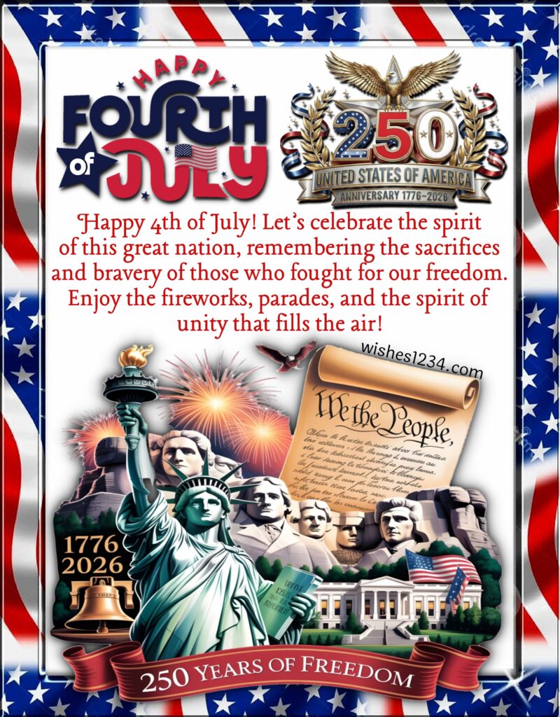 Independence Day America Message.