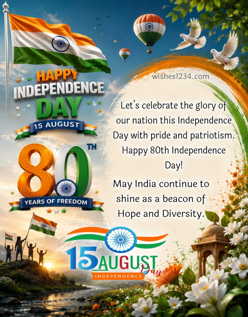 15 August Independence Day image.