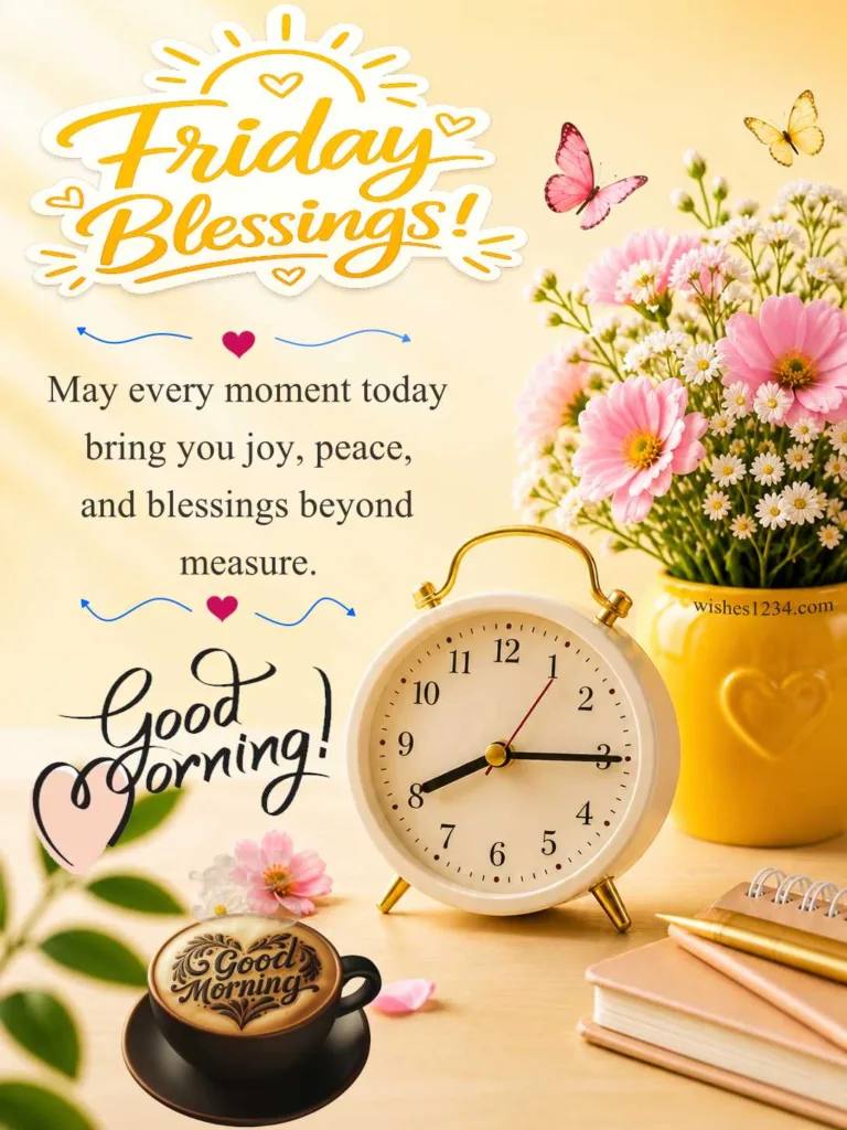Friday Good Morning greeting image.