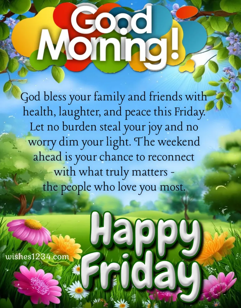 Good Morning Friday card.