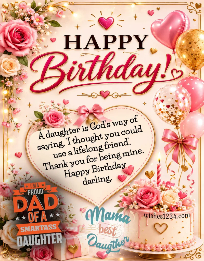 Happy Birthday Daughter image.