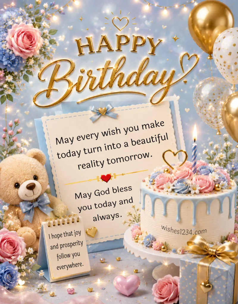 Happy Birthday Wishes image.