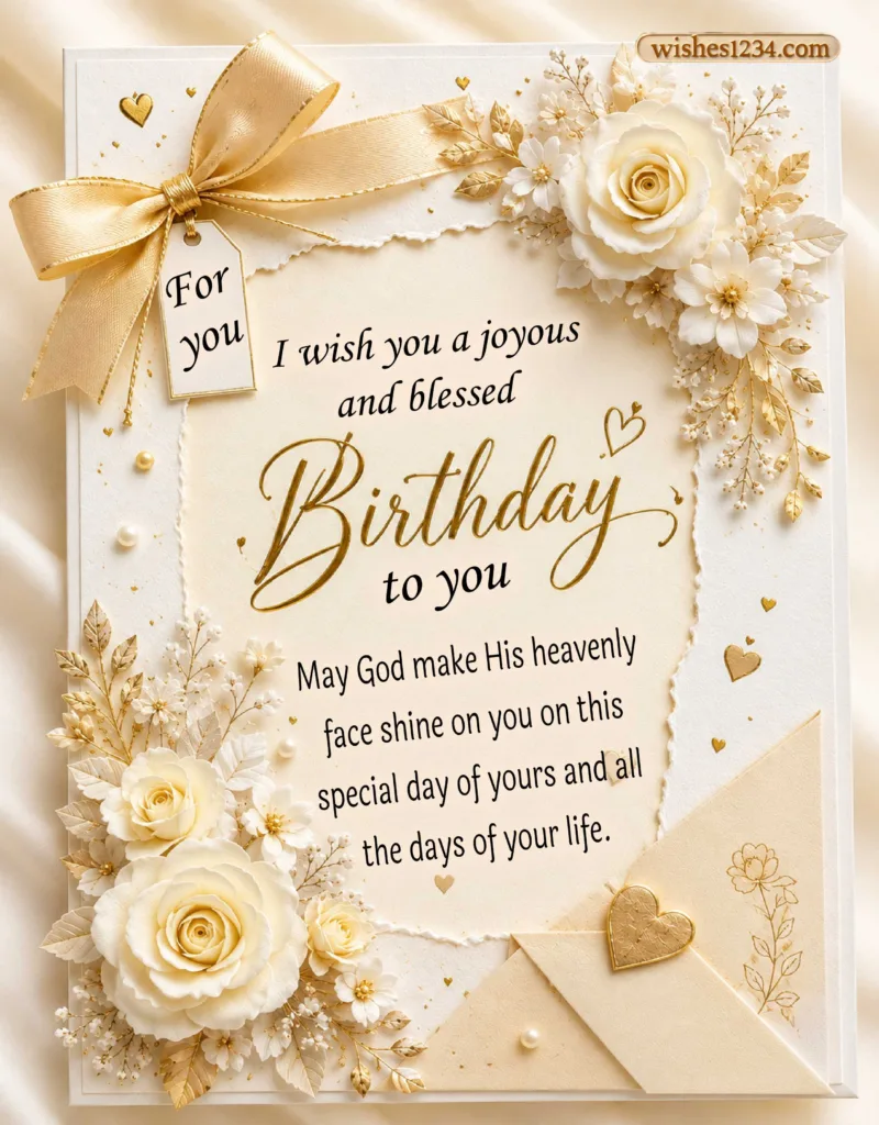 Happy Birthday greeting.