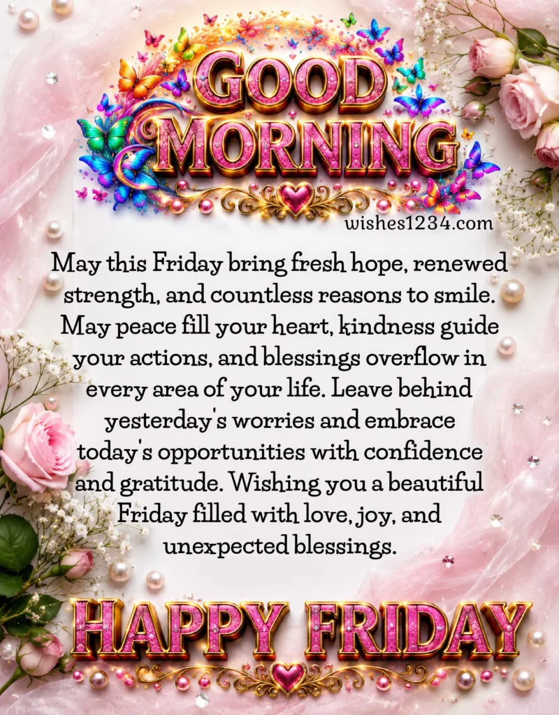 Happy Friday Blessings.
