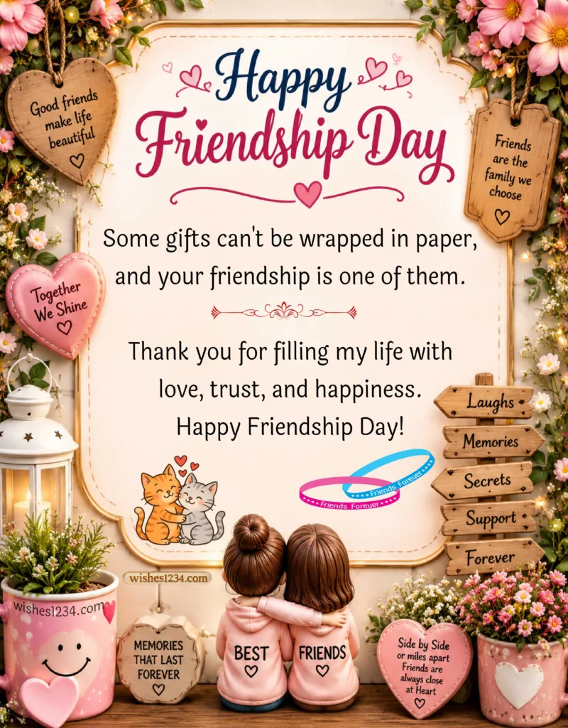 Happy Friendship Day 2026 for best friend.