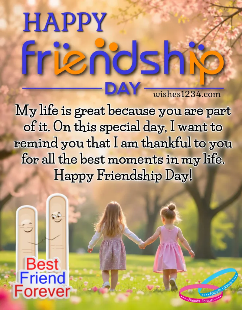 Happy Friendship Day Bestie.