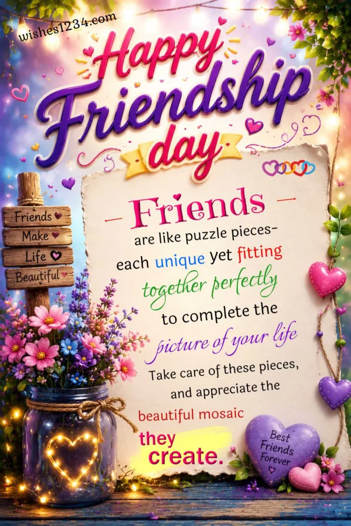 Happy Friendship Day beautiful image.