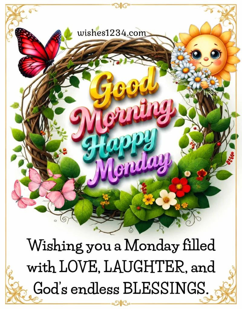 Good Morning Happy Monday Image.