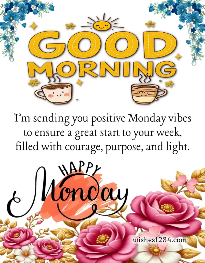 Happy Monday wishes.
