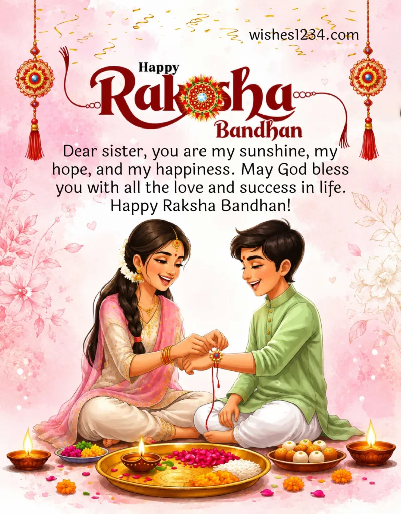 Happy Rakhi Sister wishes.