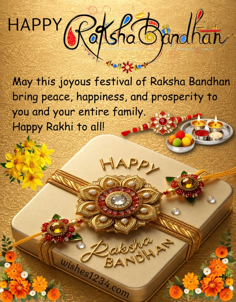 Happy Raksha Bandhan to all image with quotes.