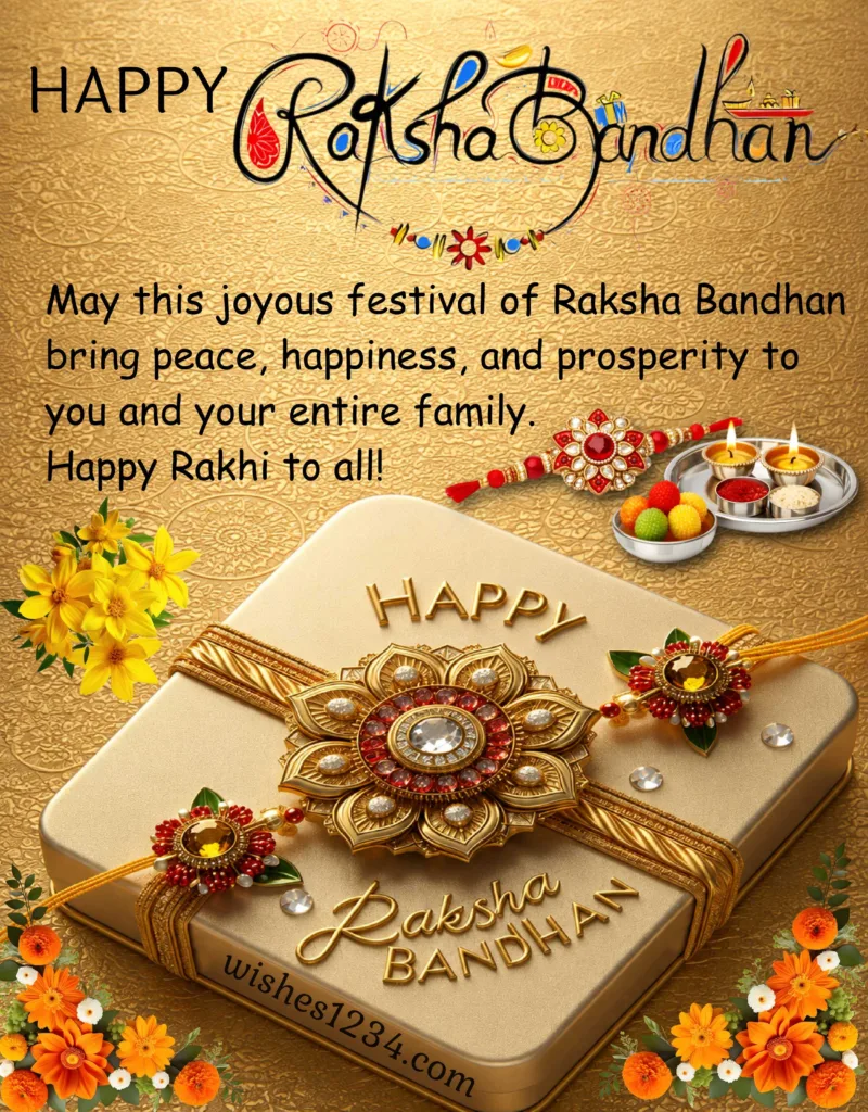 Happy Raksha Bandhan to all image with quotes.
