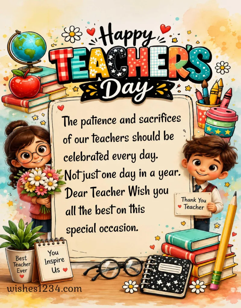 Happy Teachers Day Greetings.