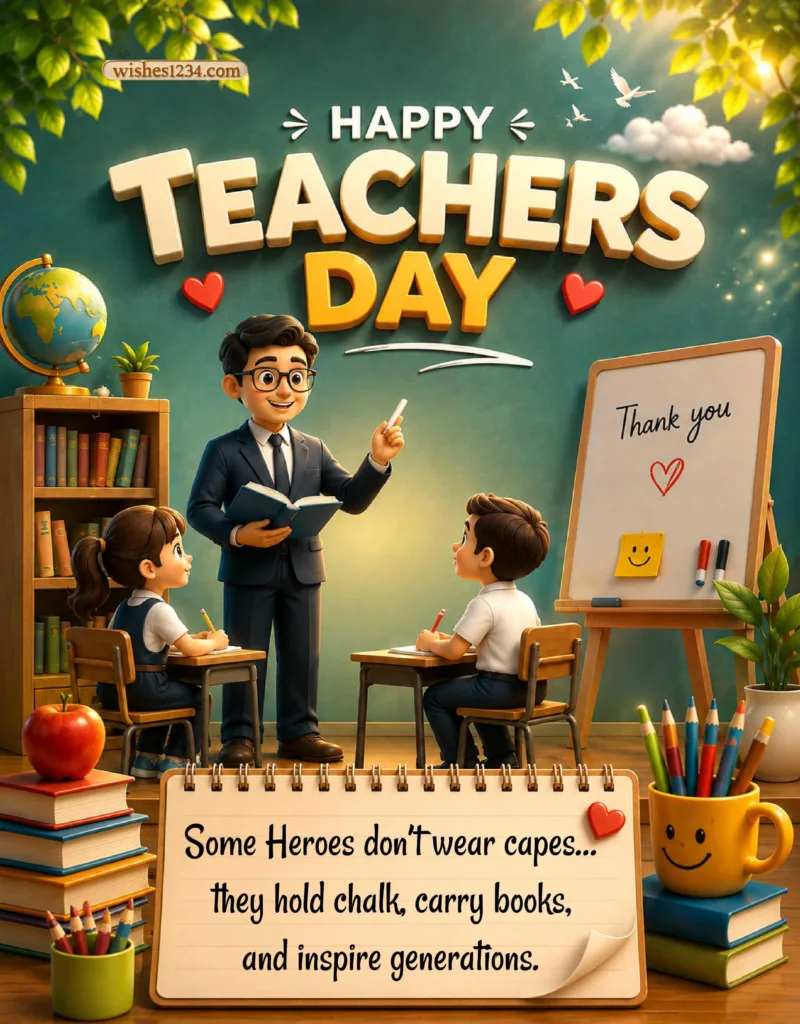 Happy Teachers Day image wallpaper.
