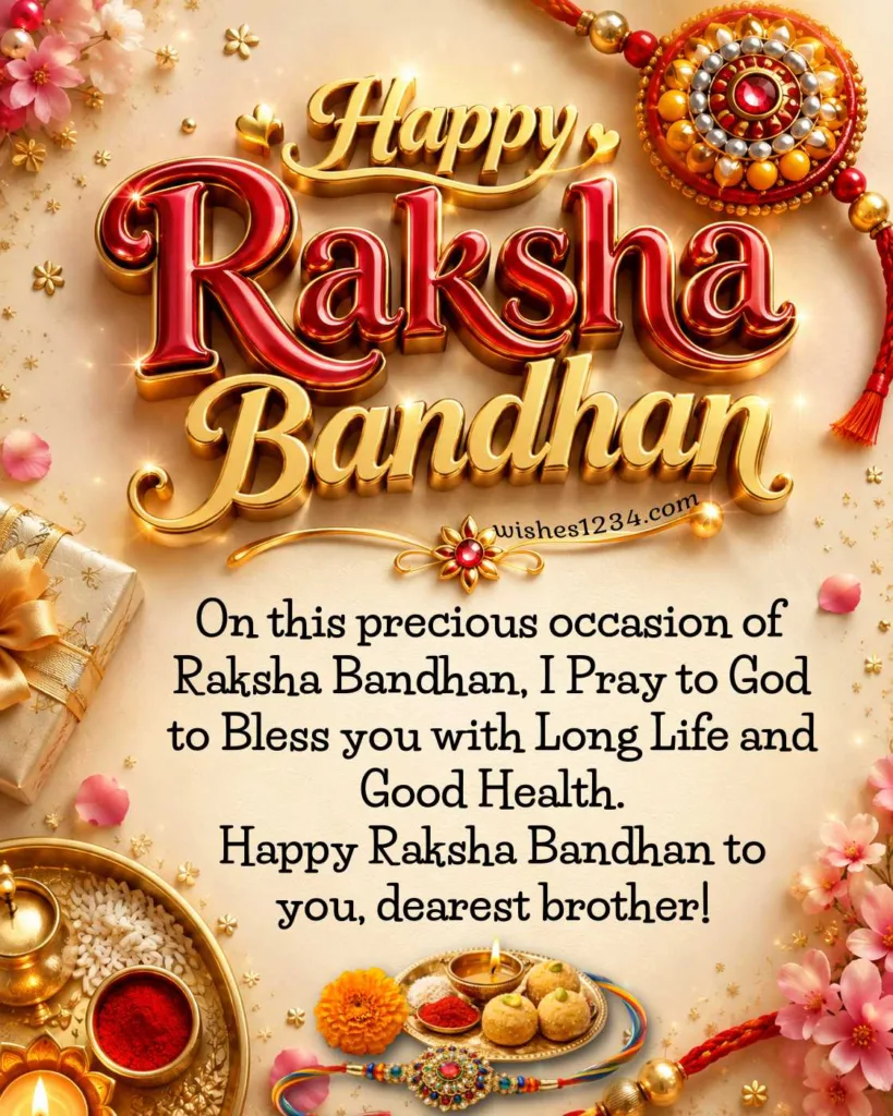 Rakhi Quotes for brother.
