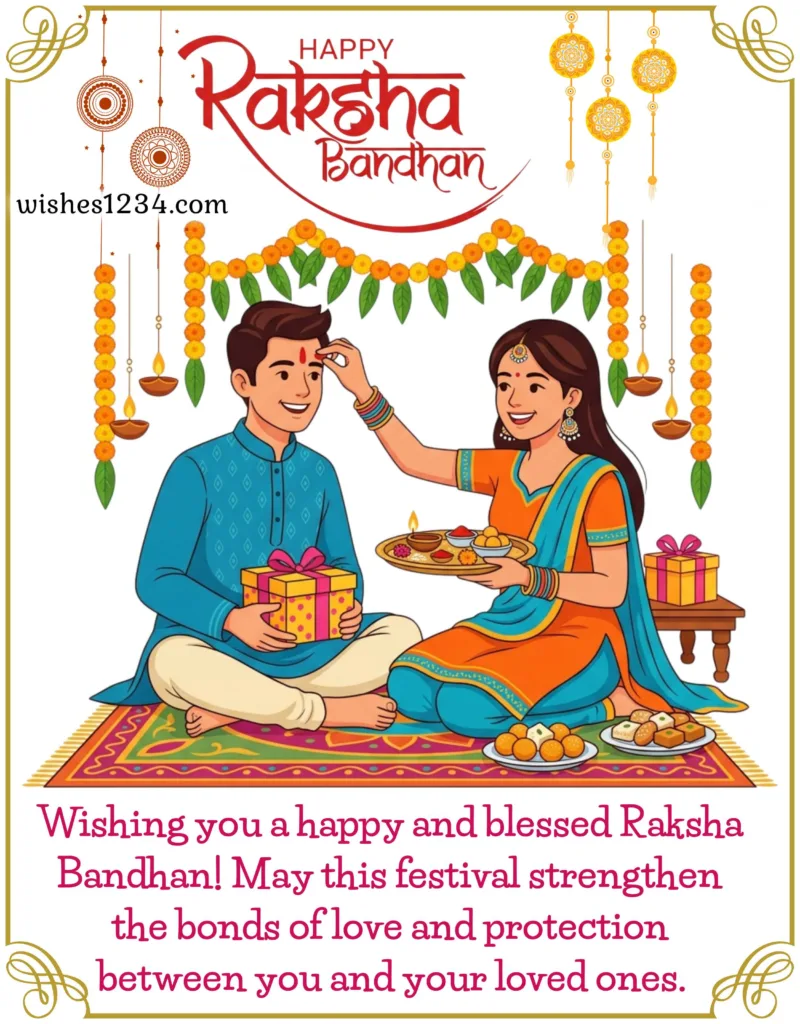Raksha Bandhan card.