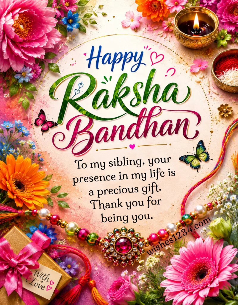 Rakshabandhan image with quotes.