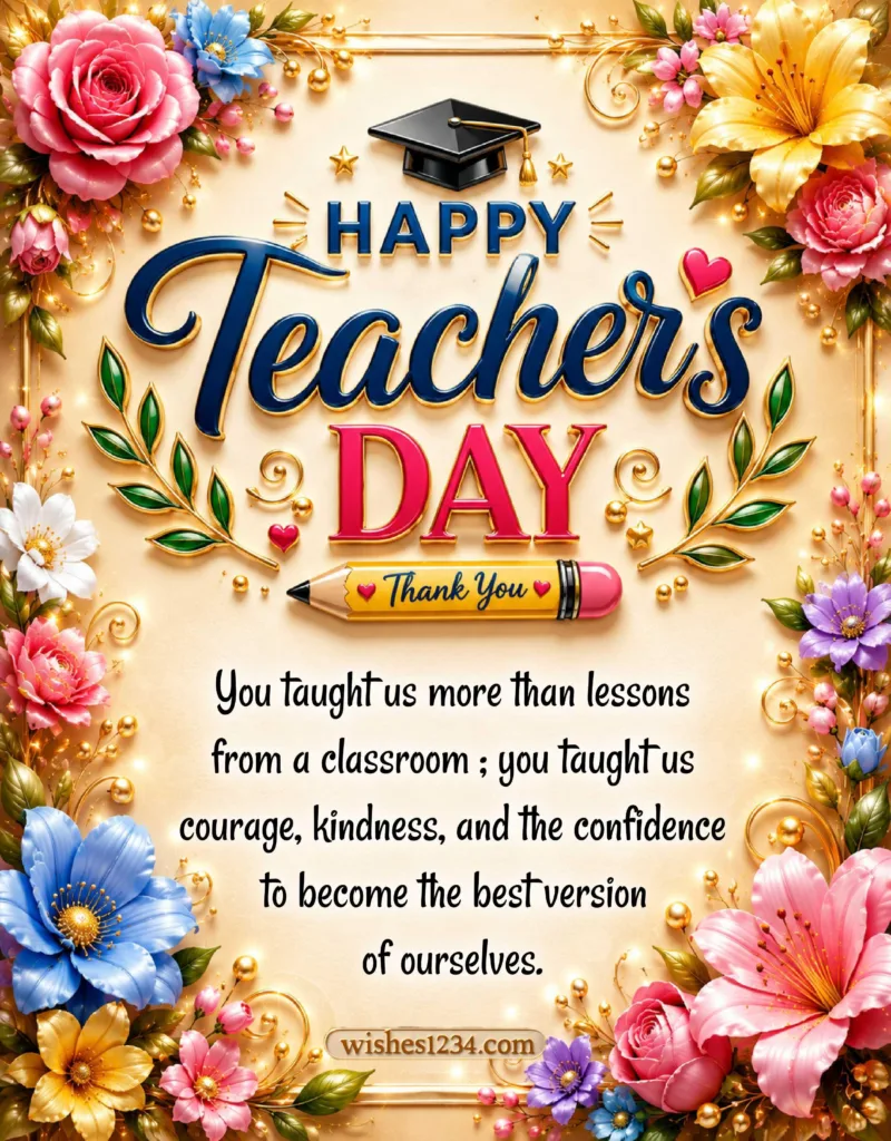 Teachers Day Message image
