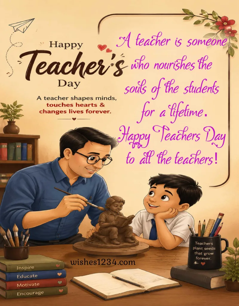 Teachers Day wishes with images.
