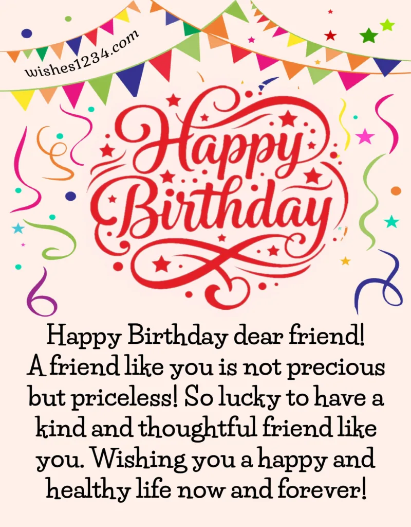 Birthday wishes for friends.