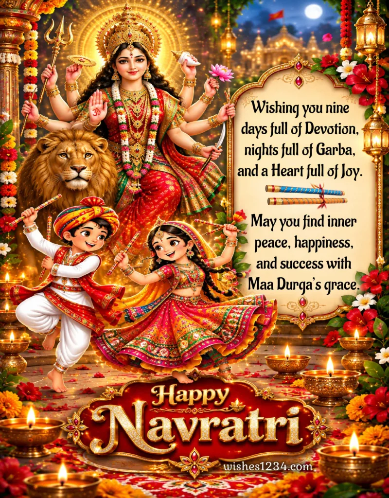 Cute kids Playing Garba on Navratri.