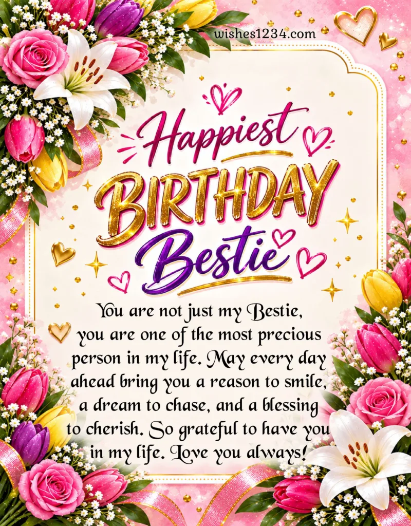 Happy Birthday Bestie.