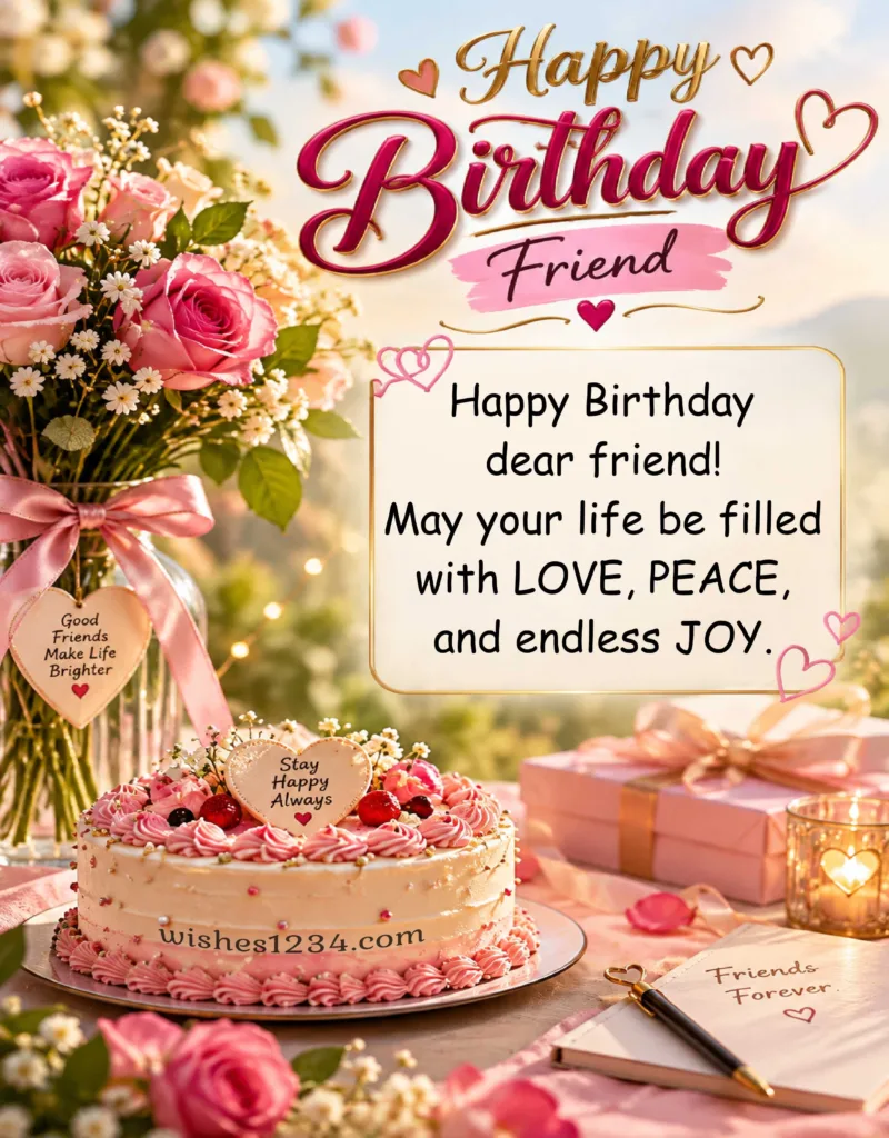 Happy Birthday Dear Friend.